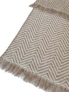 Herringbone_Biege_Cream_cashmere_scarf_eco_twenty_sustainable_fashion
