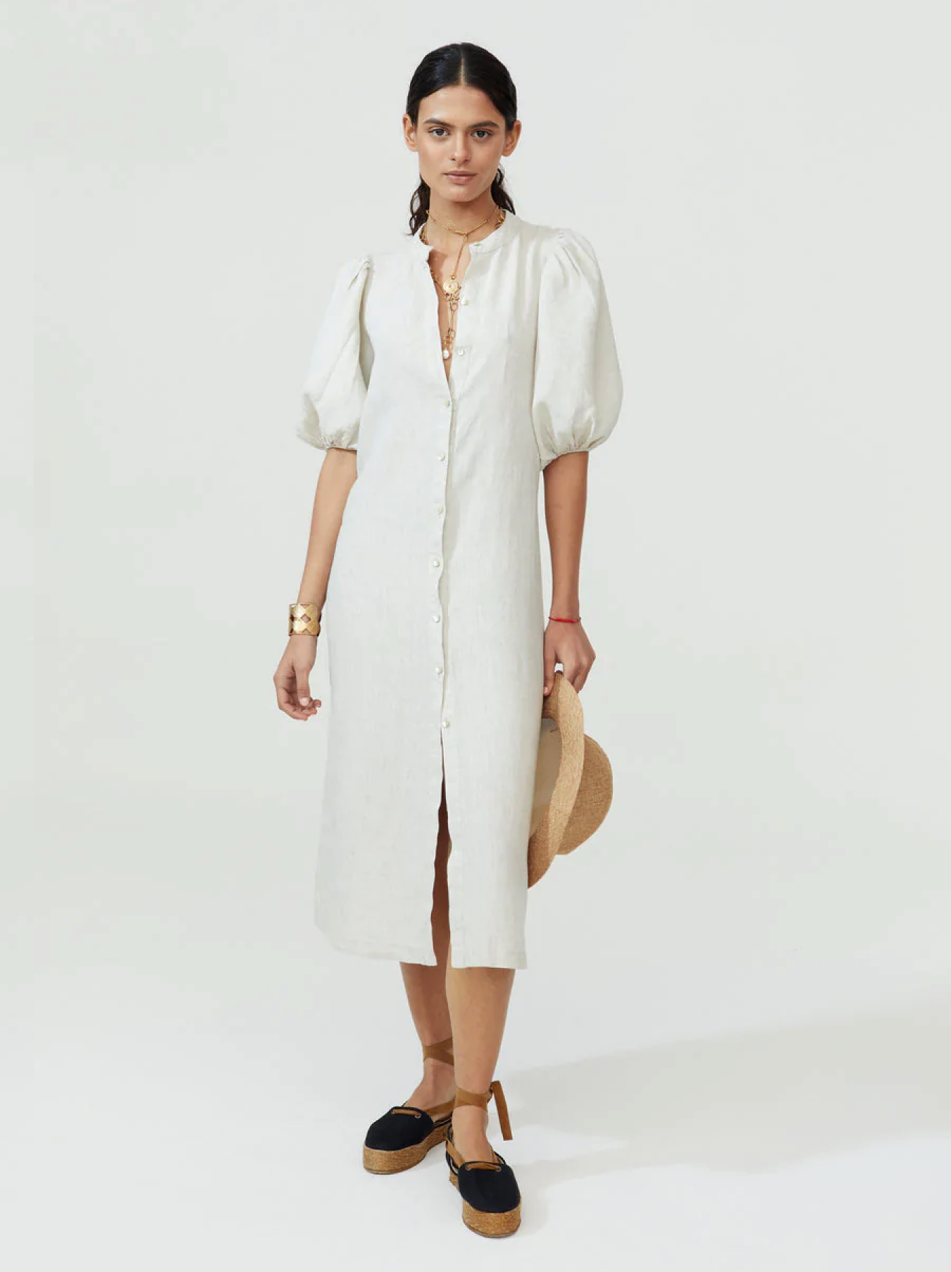 Lanhtropy Bubble Dress - Natural EcoTwenty Lanhtropy Bubble Dress - Natural EcoTwenty