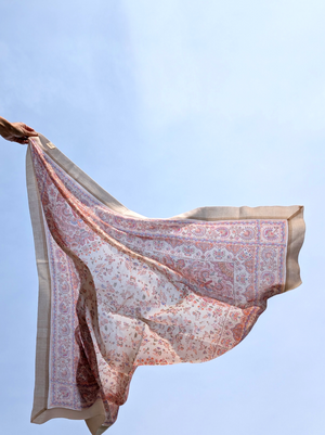 Paisley 100% Cashmere Scarf- Lightweight