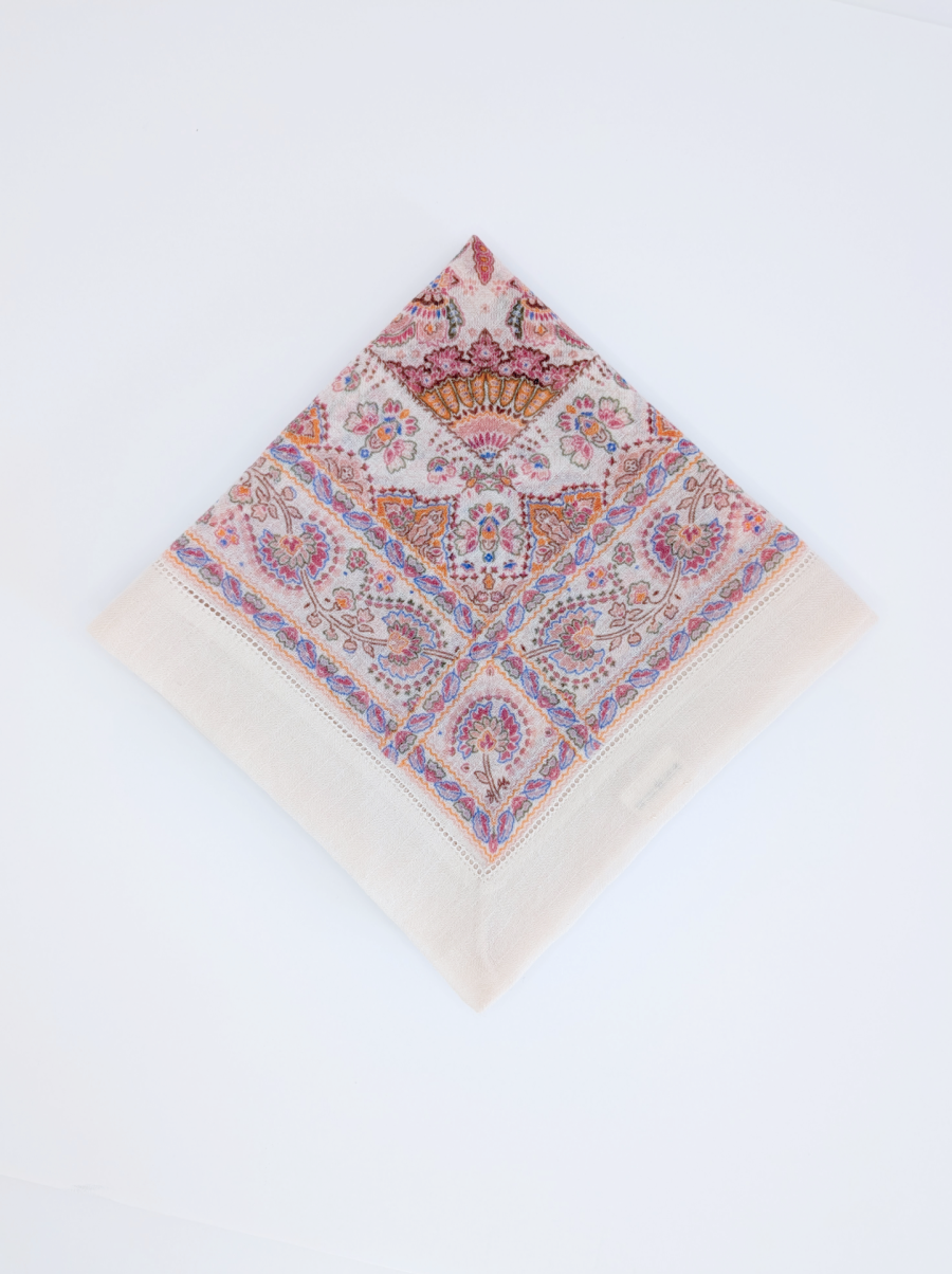 Paisley 100% Cashmere Scarf- Lightweight