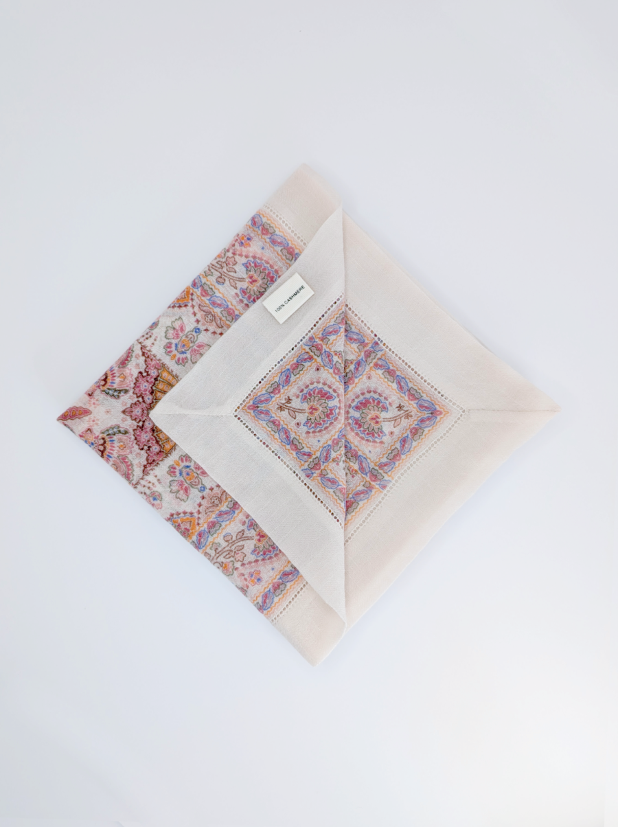 Paisley 100% Cashmere Scarf- Lightweight