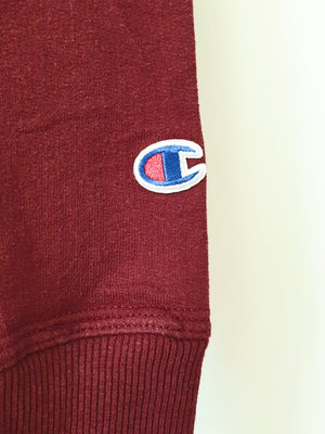 Vintage Ladies Champion Sweater Burgundy EcoTwenty