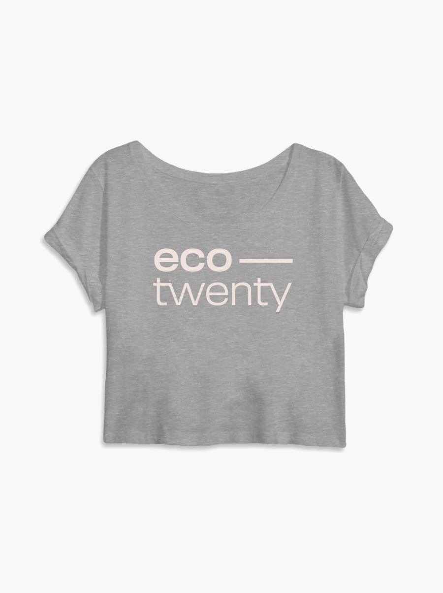 Grey Organic Crop Top