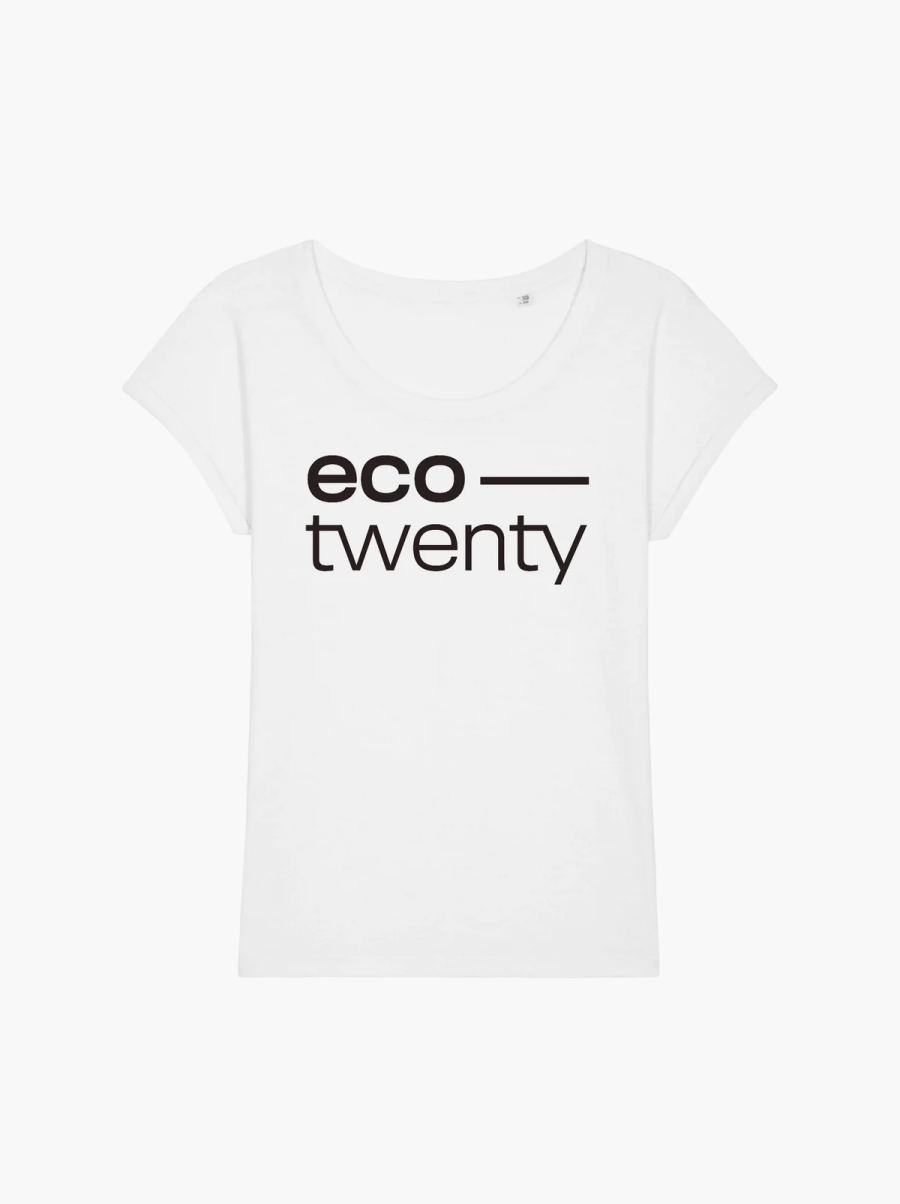 100% Organic Slub T-shirt - Rolled Sleeve